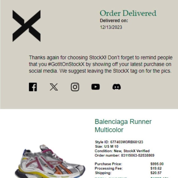 BALENCIAGA MULTICOLOR RUNNERS SIZE 44 SIZE 10 - Picture 5 of 6